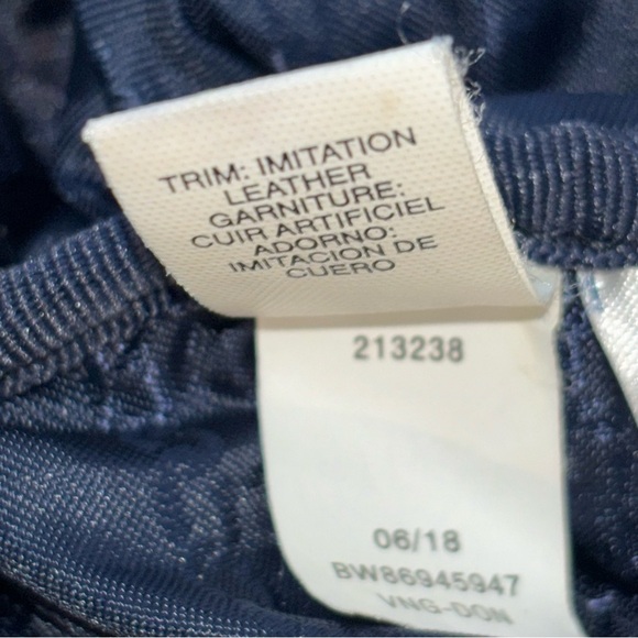 Tommy Hilfiger Quilt Diamond Navy Backpack - Picture 15 of 15